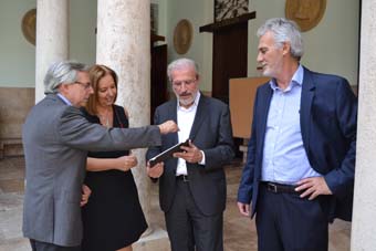Moment de la presentació.